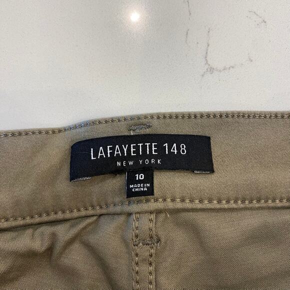 Lafayette 148 Tan Women's Slacks Pants Size 10 - Picture 5 of 11